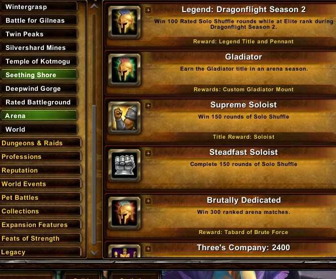 World of Warcraft Прист Легенда и Гладиатор, 1/2 сезон Dragonflight