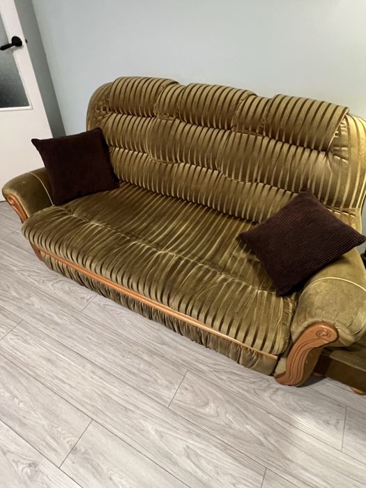 Sofa i dwa fotele komplet