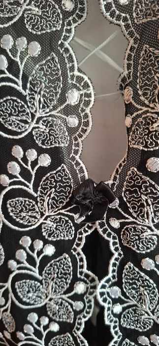 Elegancki Koronkowy gorset