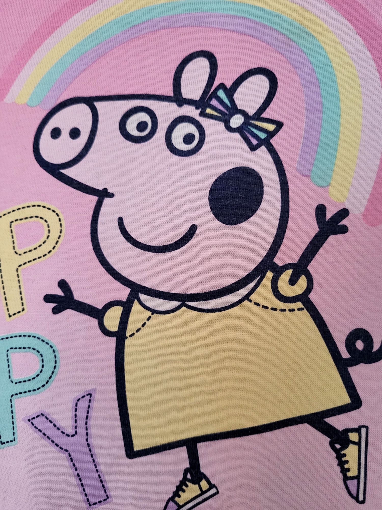Sukienka z krótkim rękawem z tiulowym dołem Świnka Peppa, Peppa Pig 86