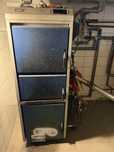 Piec na pellet palnik Kipi 26kw, zbiornik 800 kg.