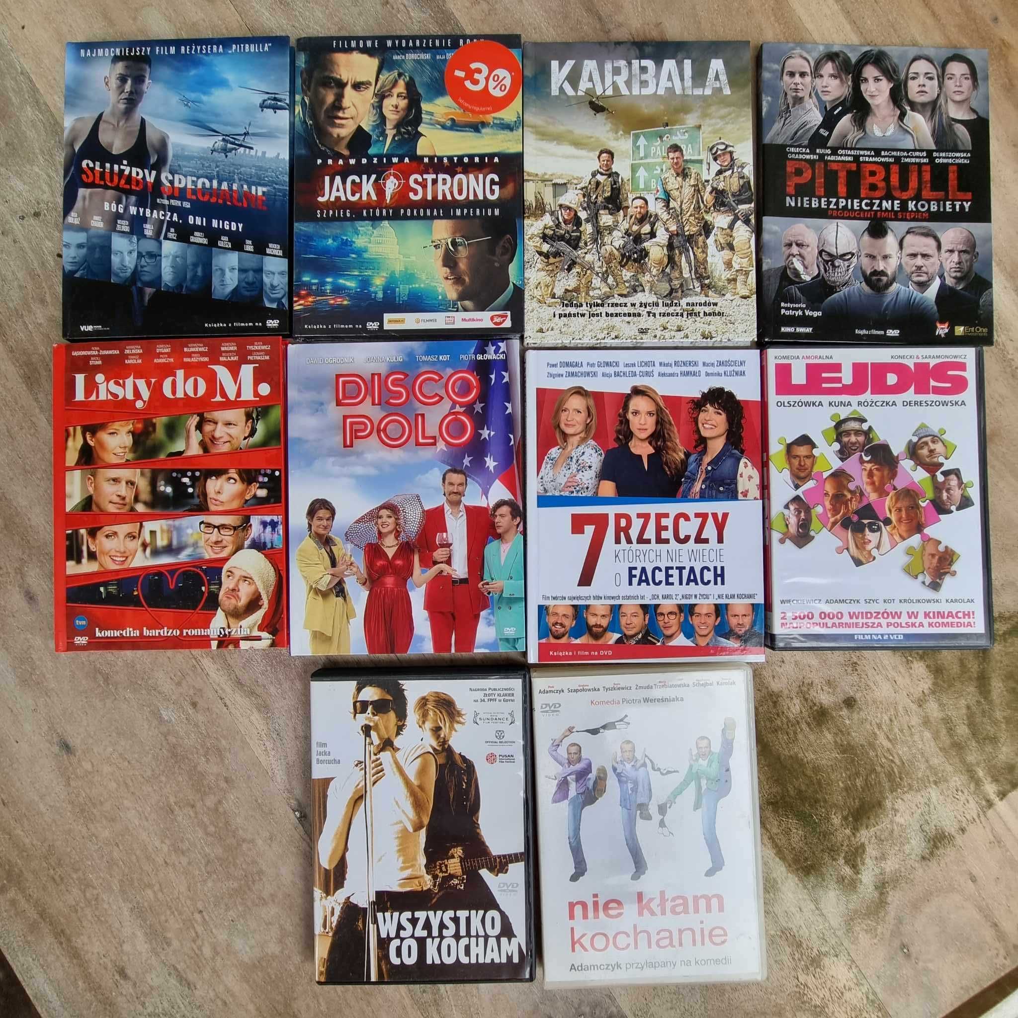 Filmy polskie na DVD - zestaw, nowe DVD