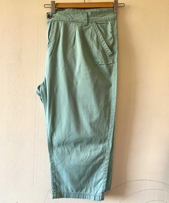 Летние брюки бриджи Peacocks, р.54-56, хлопок БОЛЬШОЙ РАЗМЕР