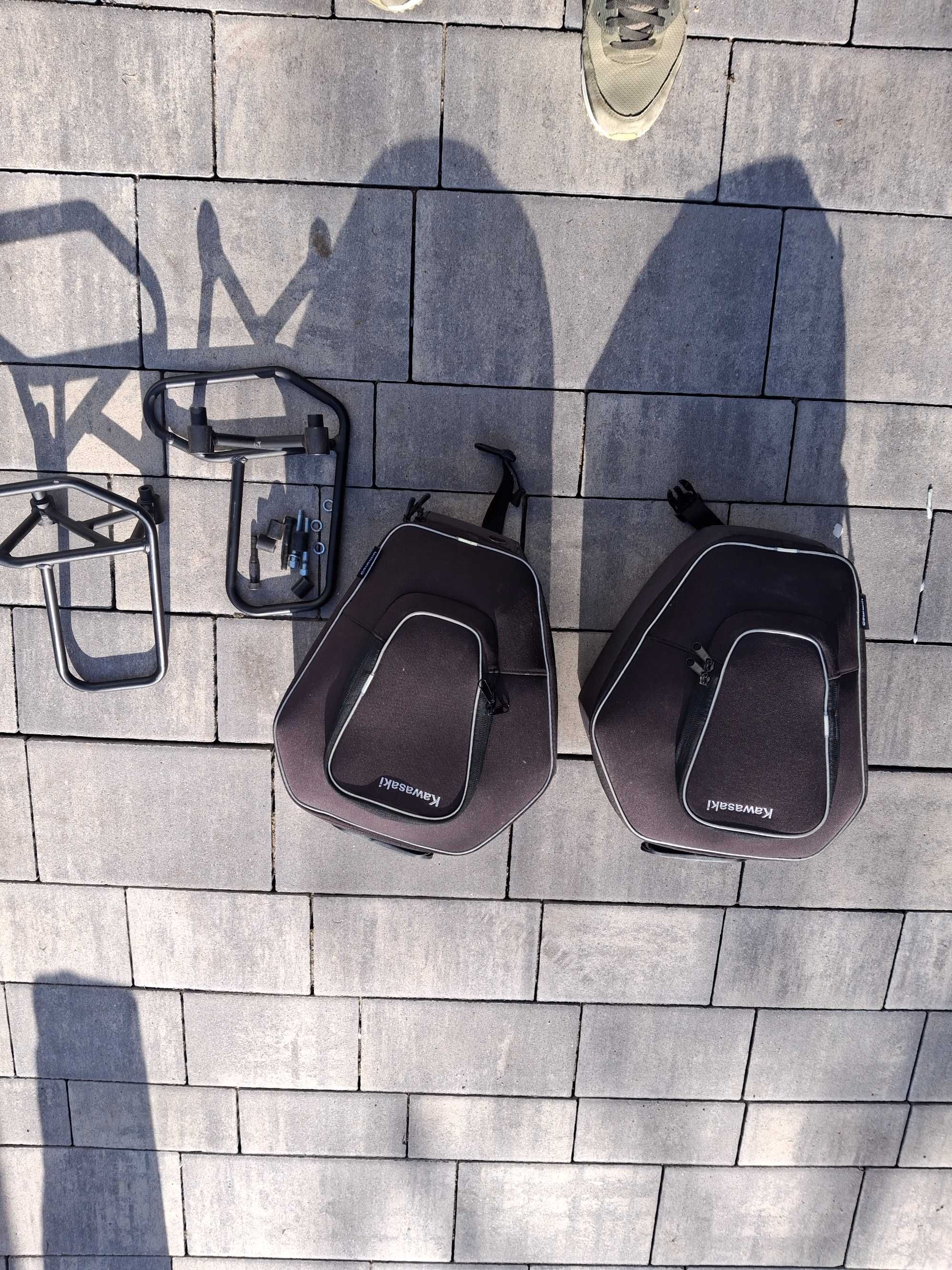 Oryginalne sakwy ze stelażem kawasaki ninja 650