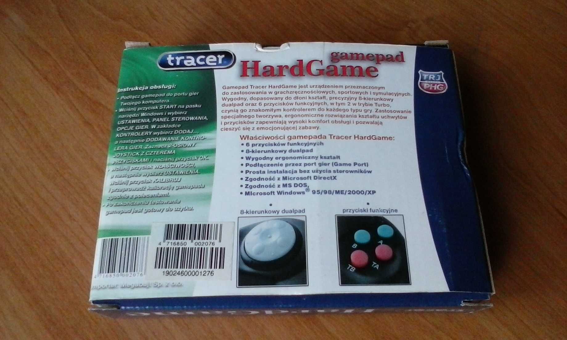 Kontroler gier pad gamepad Tracer Hard Game TRJ-PHG nowy