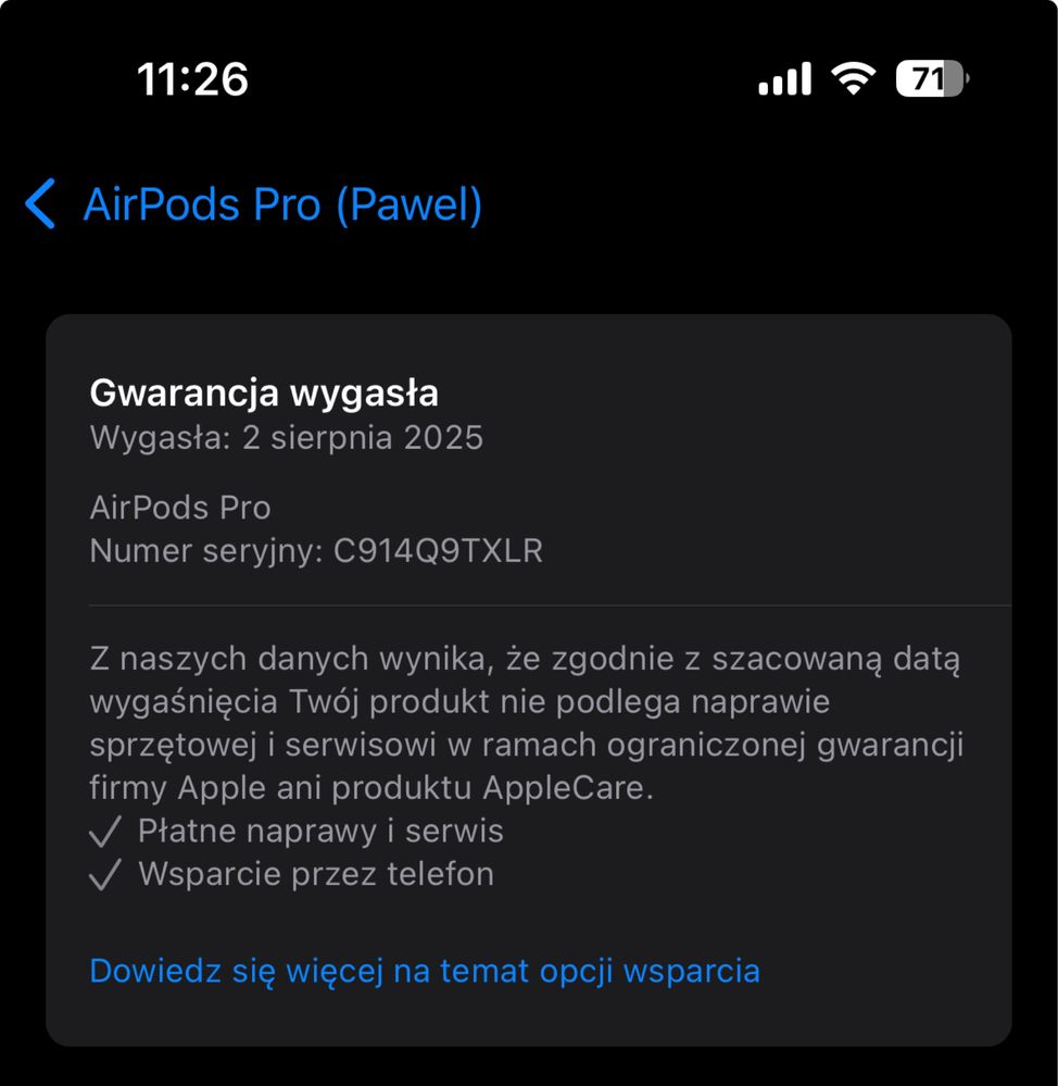 Apple Airpods Pro 2 - oryginalne, stan idealny