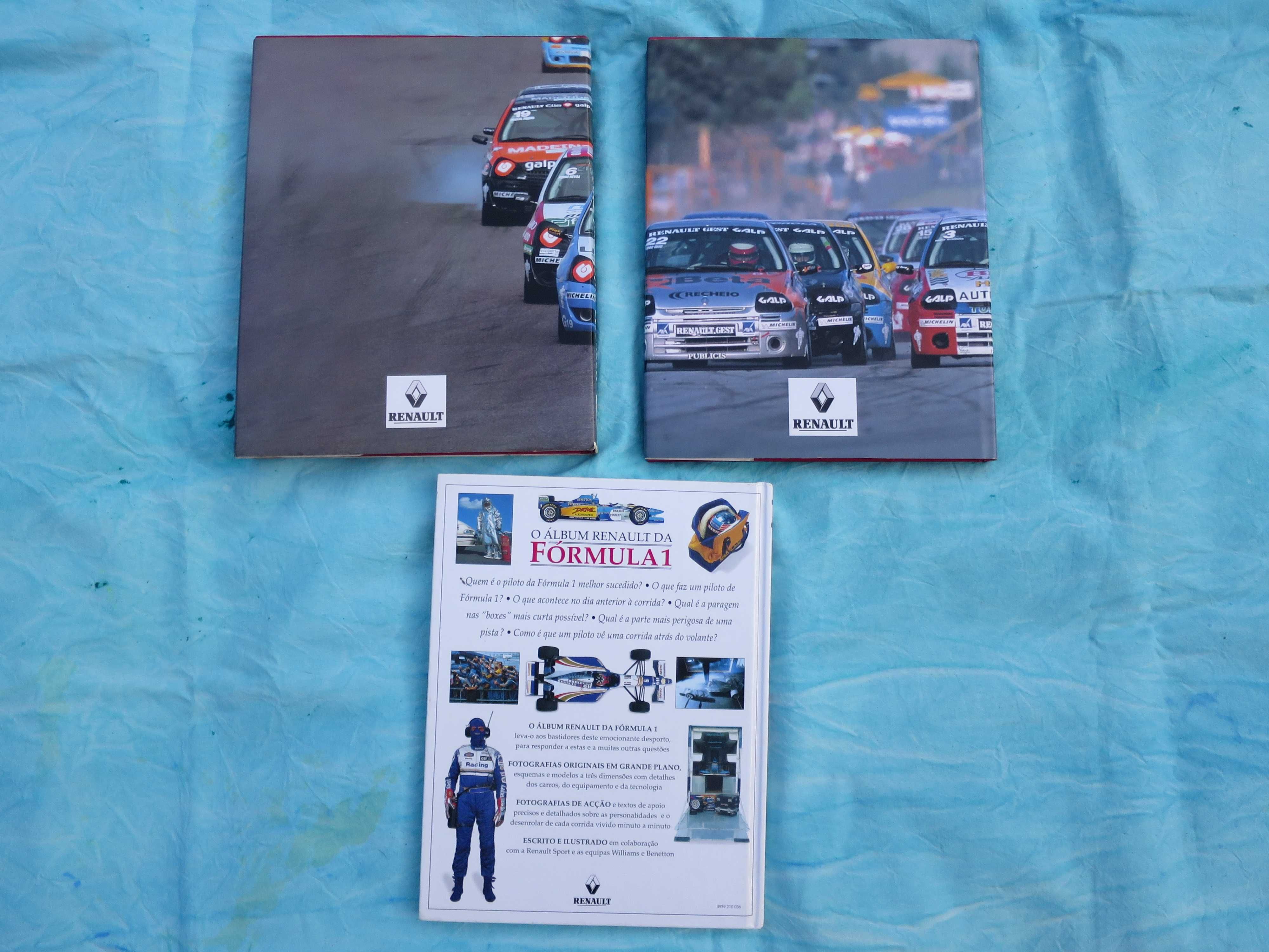 Livro desporto automóvel Álbum Renault da Fórmula 1 competição