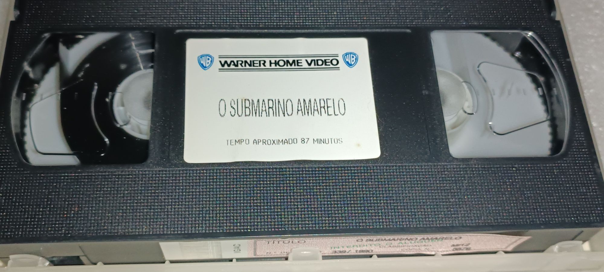 Rara Cassete e antiga VHS os Beatles "O Submarino Amarelo"