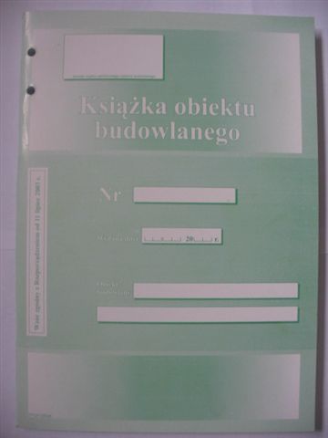 Książka obiektu budowlanego A-4