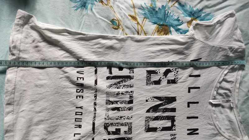 Biały t-shirt, koszulka M
