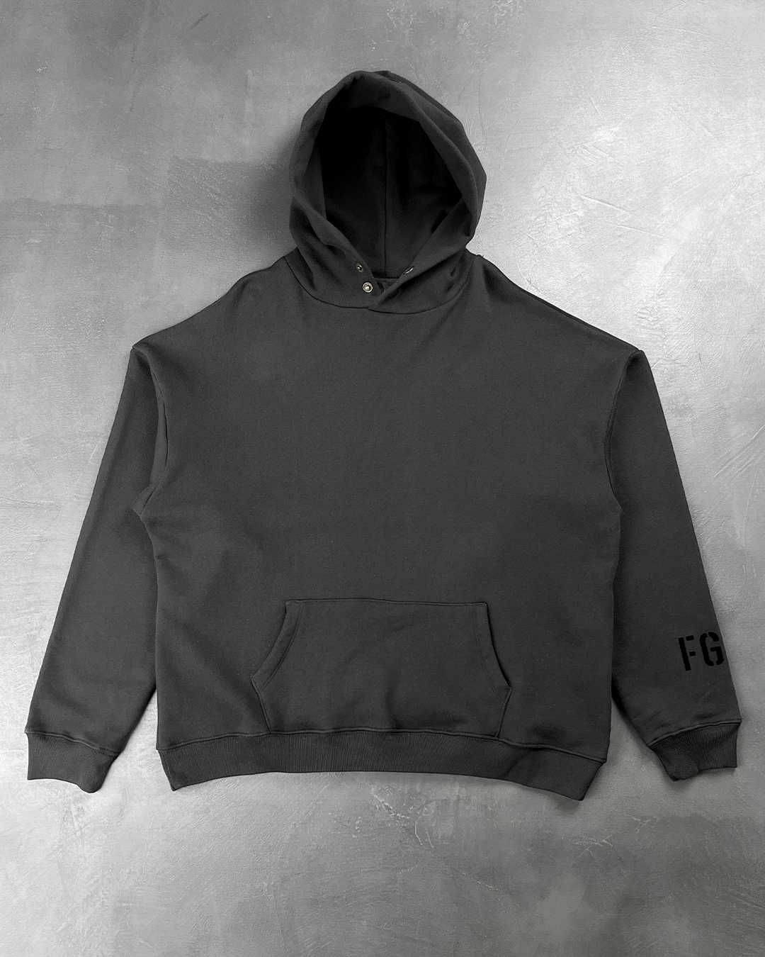 Худі Fear Of God 'FG' Vintage Sleeve Hoodie Black