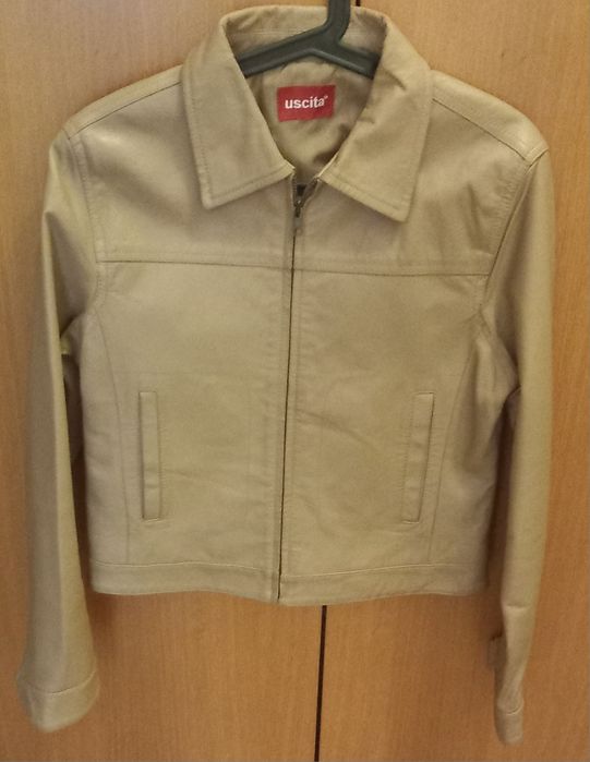 Blusão em pele genuína S/M