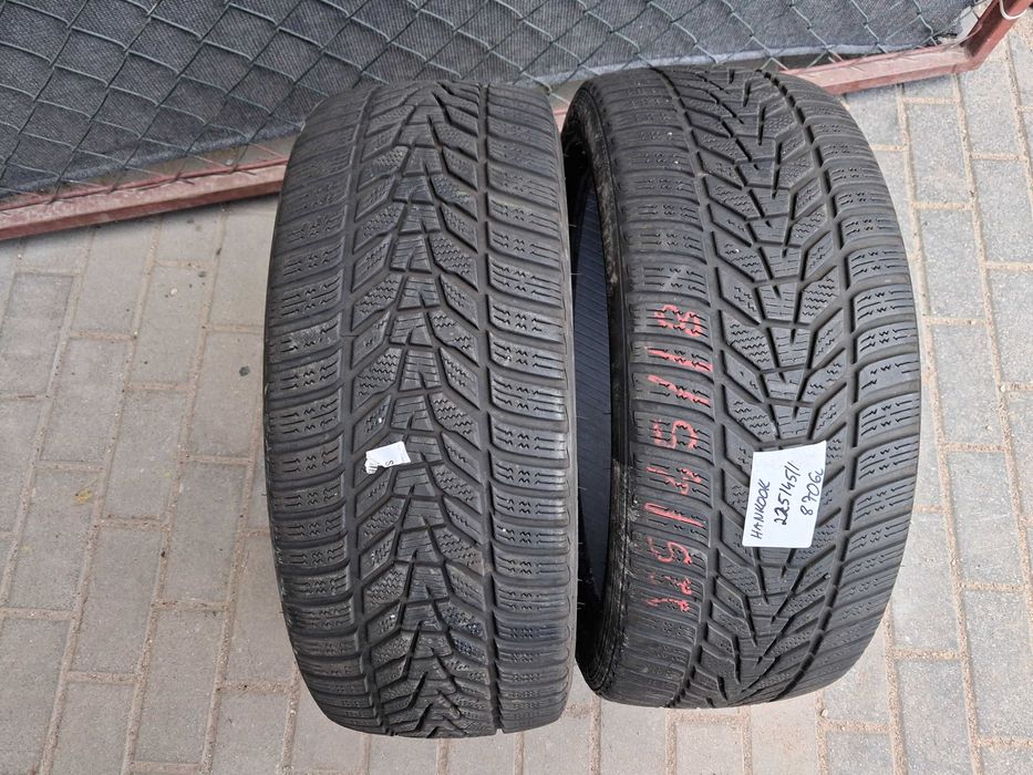 2x używane opony zimowe 225/45 R18 Hankook 2023r Montaż GWARANCJA
