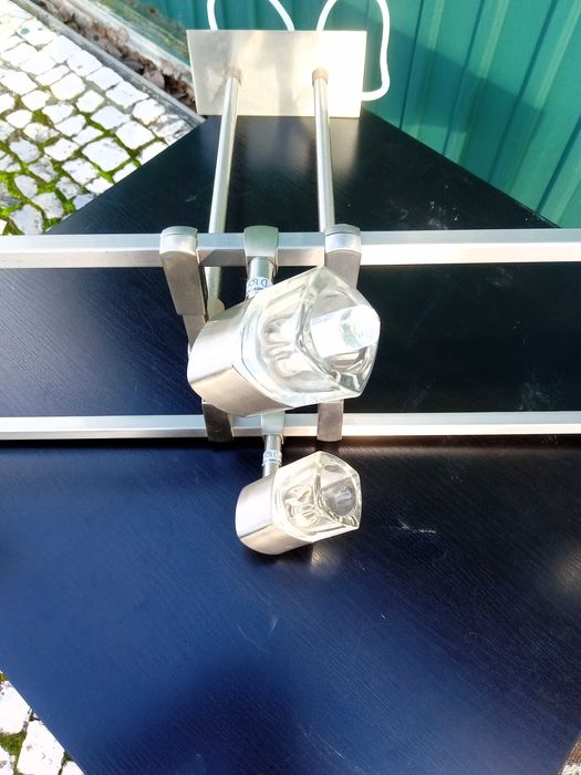 Candeeiro sala Inox 6 focos