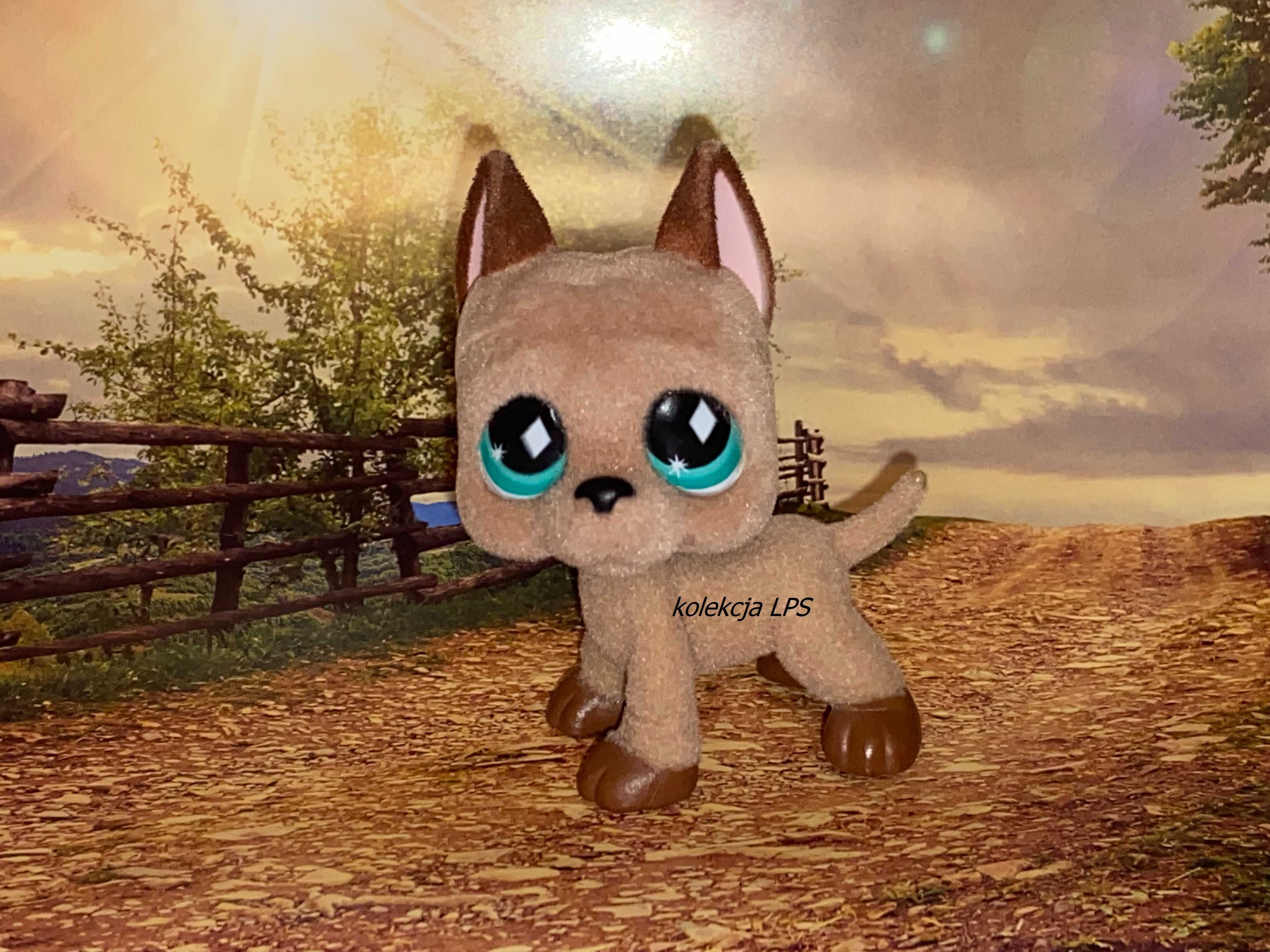 LPS Littlest Pet Shop dog fuzzy #636 oryginalny oryginał magnes UNIKAT