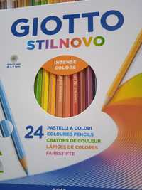 24 Lápis de cor Giotto,novos em embalagem