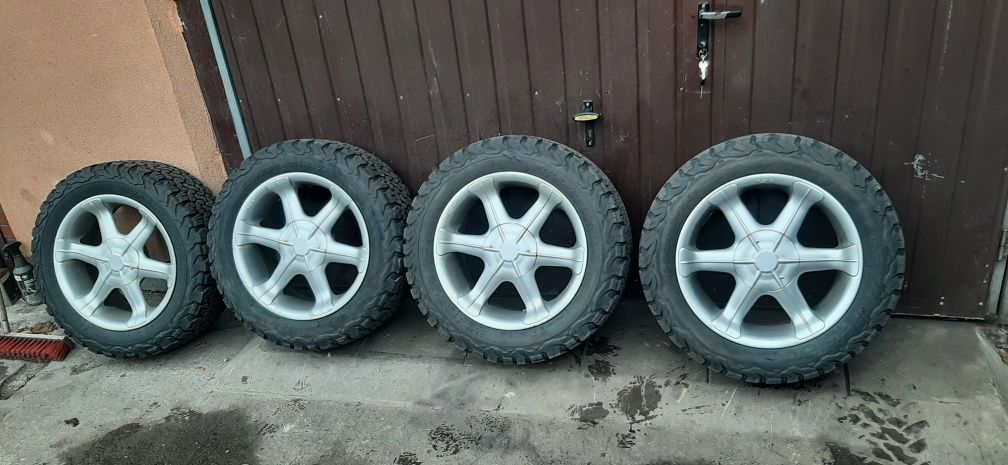 Koła felgi opony 5x127 18 bfg AT + zima jeep chrysler dodge wj wk wh