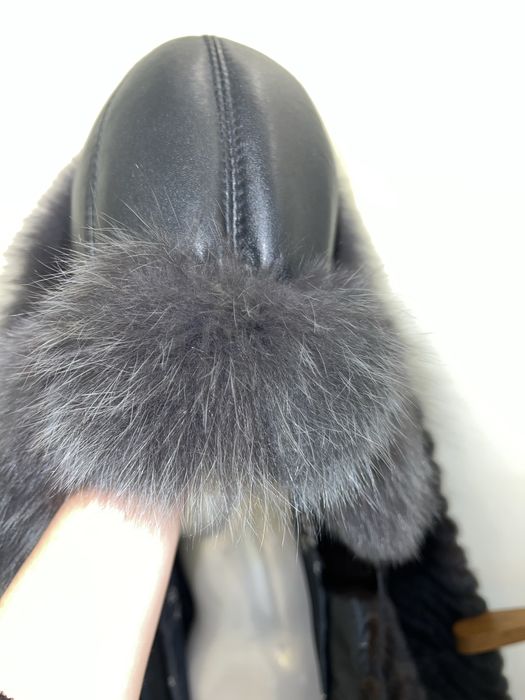 Шапка ушанка натуральный мех