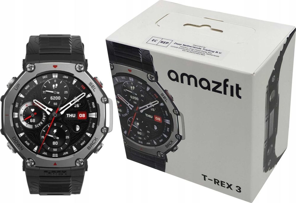 Smartwatch Amazfit T-Rex 3 GPS 48,5 mm Amoled NFC