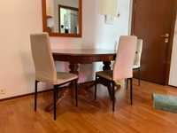 Mesa jantar estilo ingles com 4 cadeiras