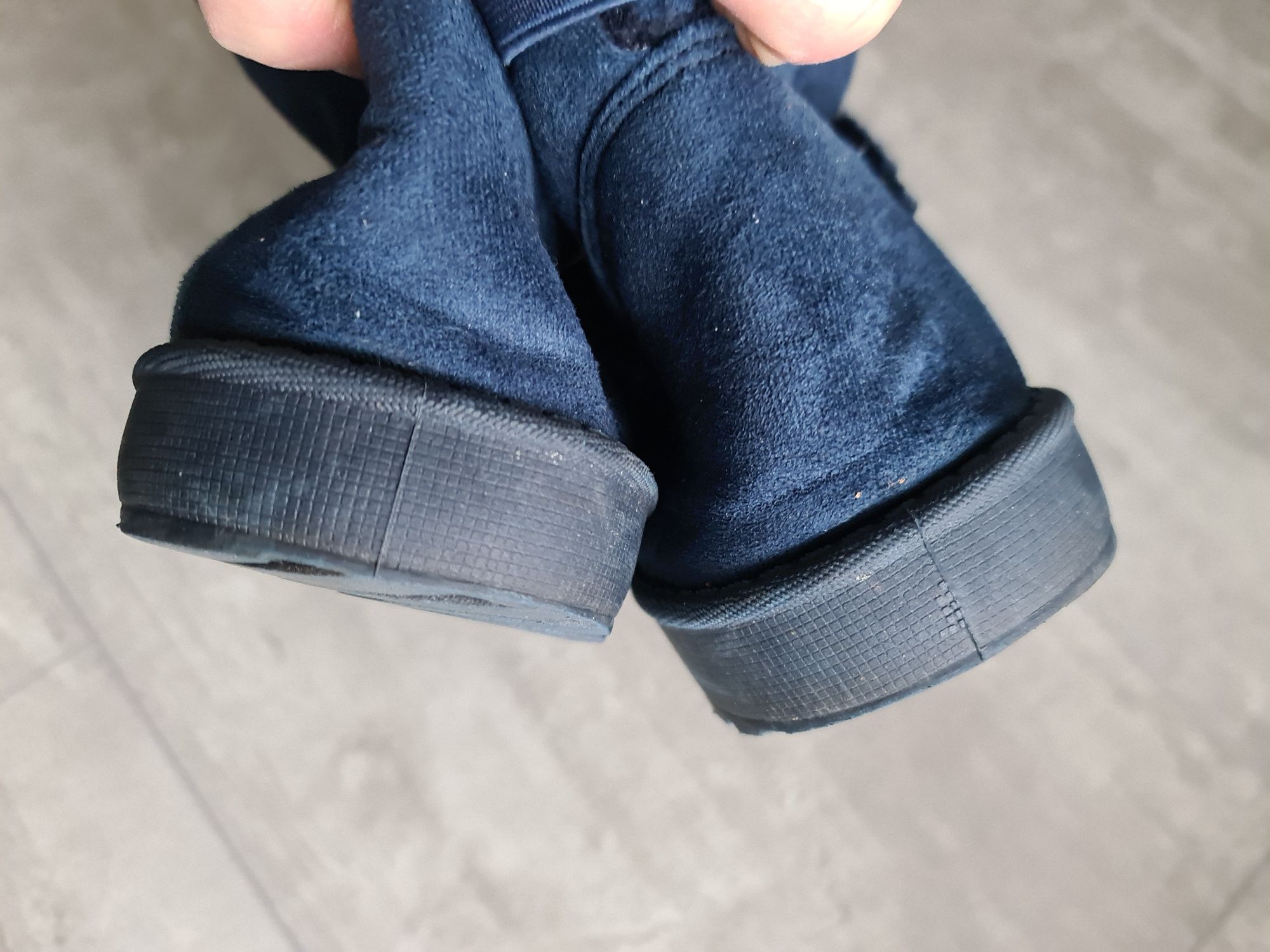 Śniegowce Eskimoski niebieskie r. 40 kozaki damskie