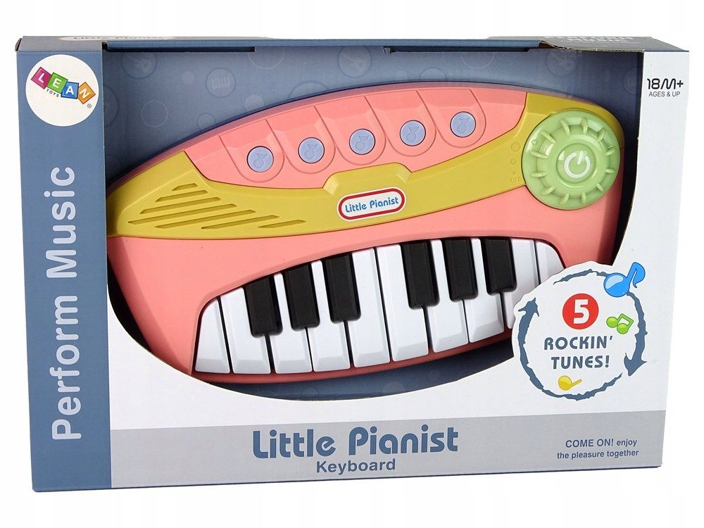 Pianino Interaktywne Różowe Little Pianist