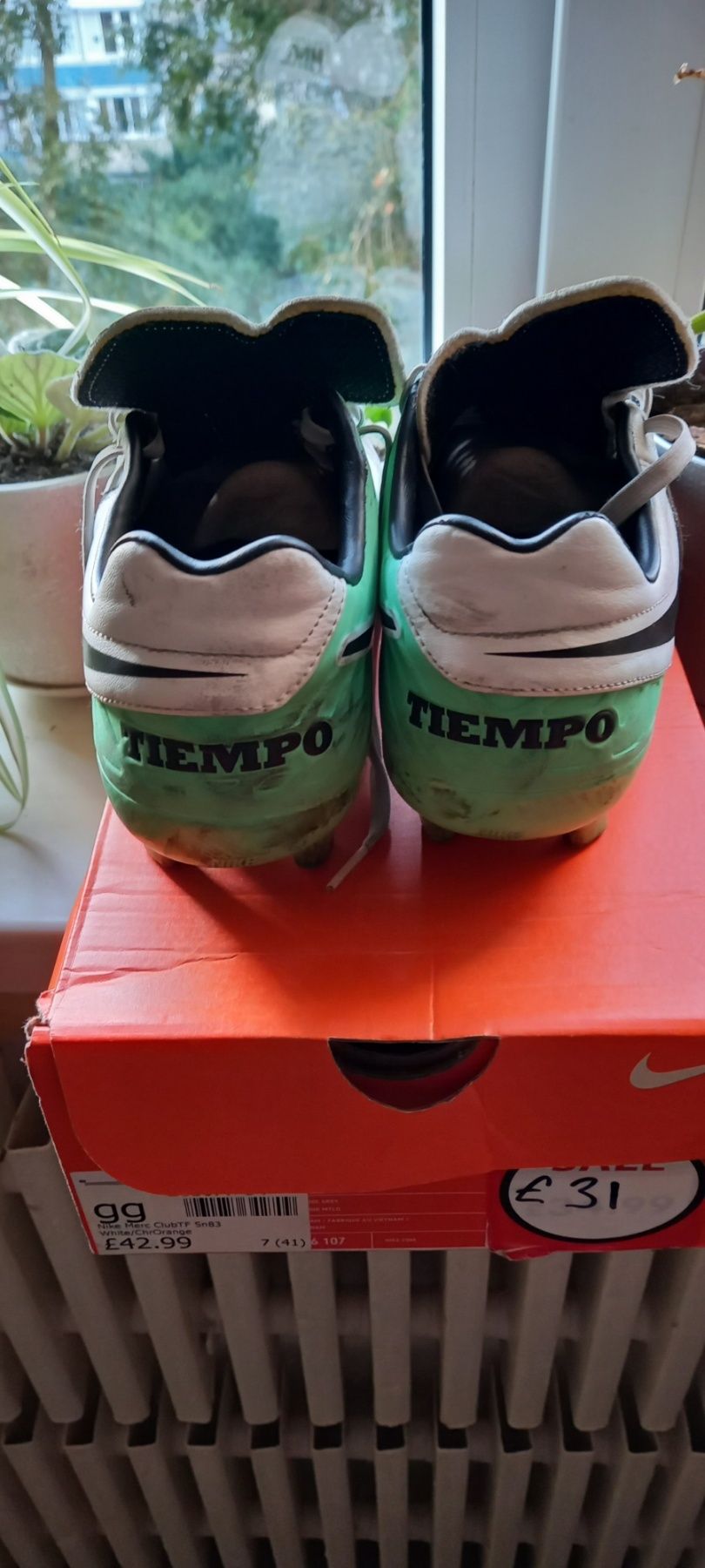 Nike tiempo копочки, кожа