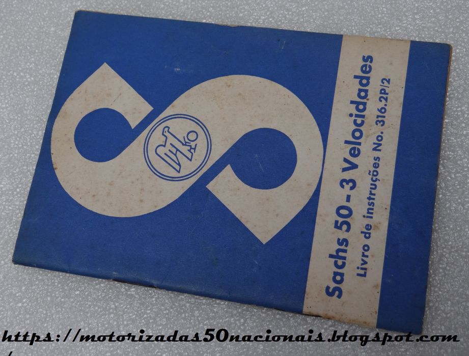 Livro de Instruções p/ Motor Sachs 50-3 de 3 Velocidades