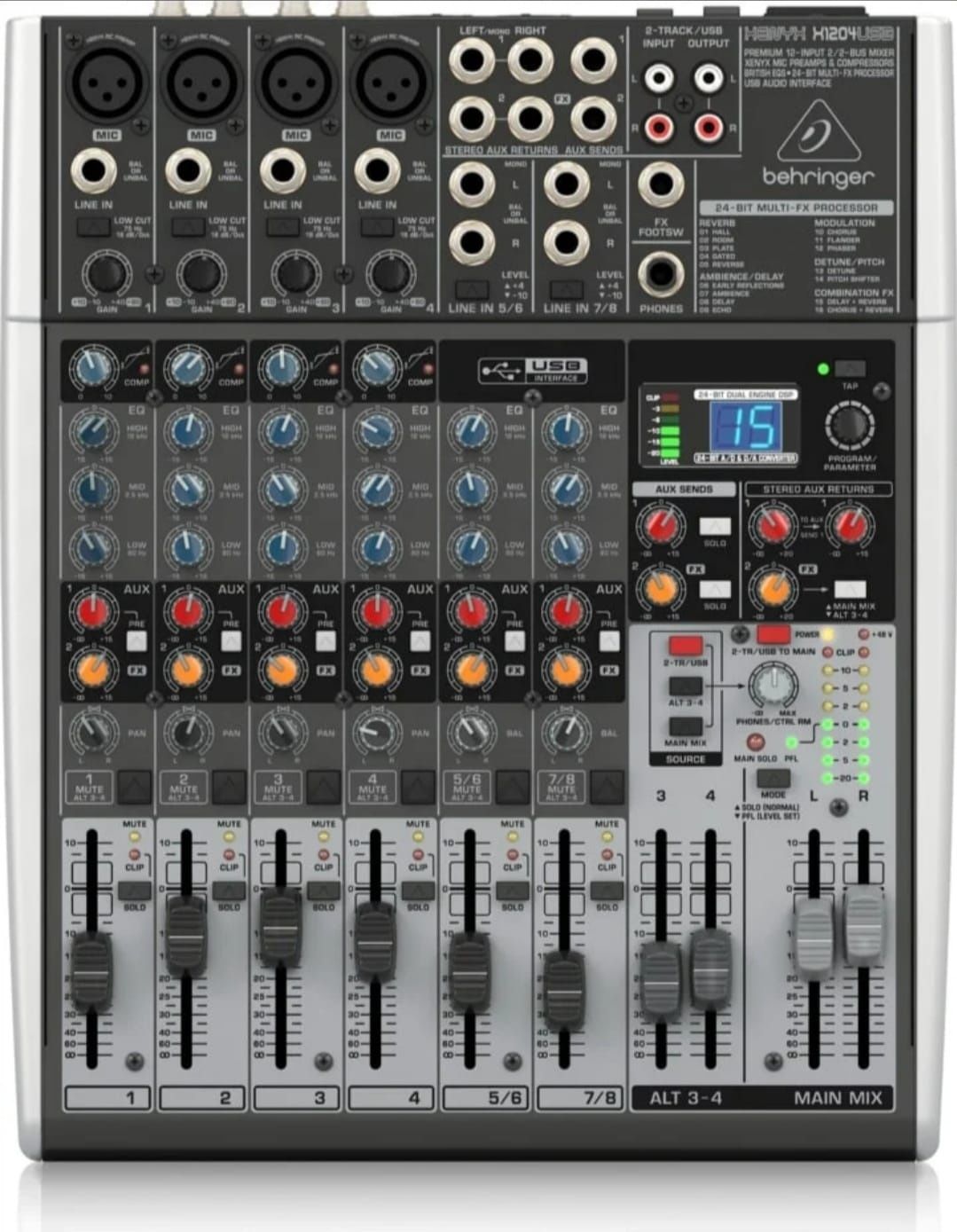 Mikser Behringer Xenyx X1204USB analogowy