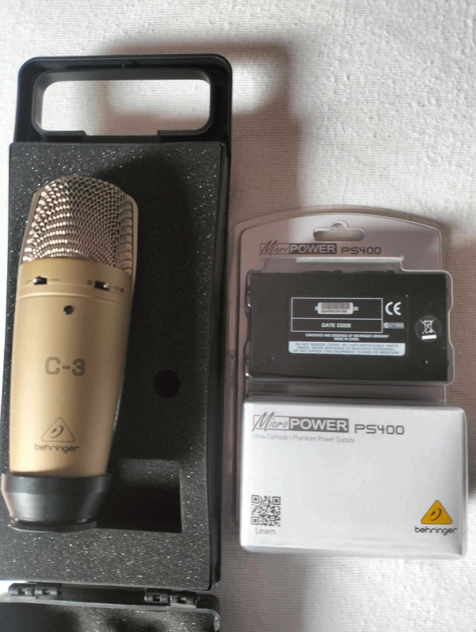 Mikrofon C3 + Zasilacz