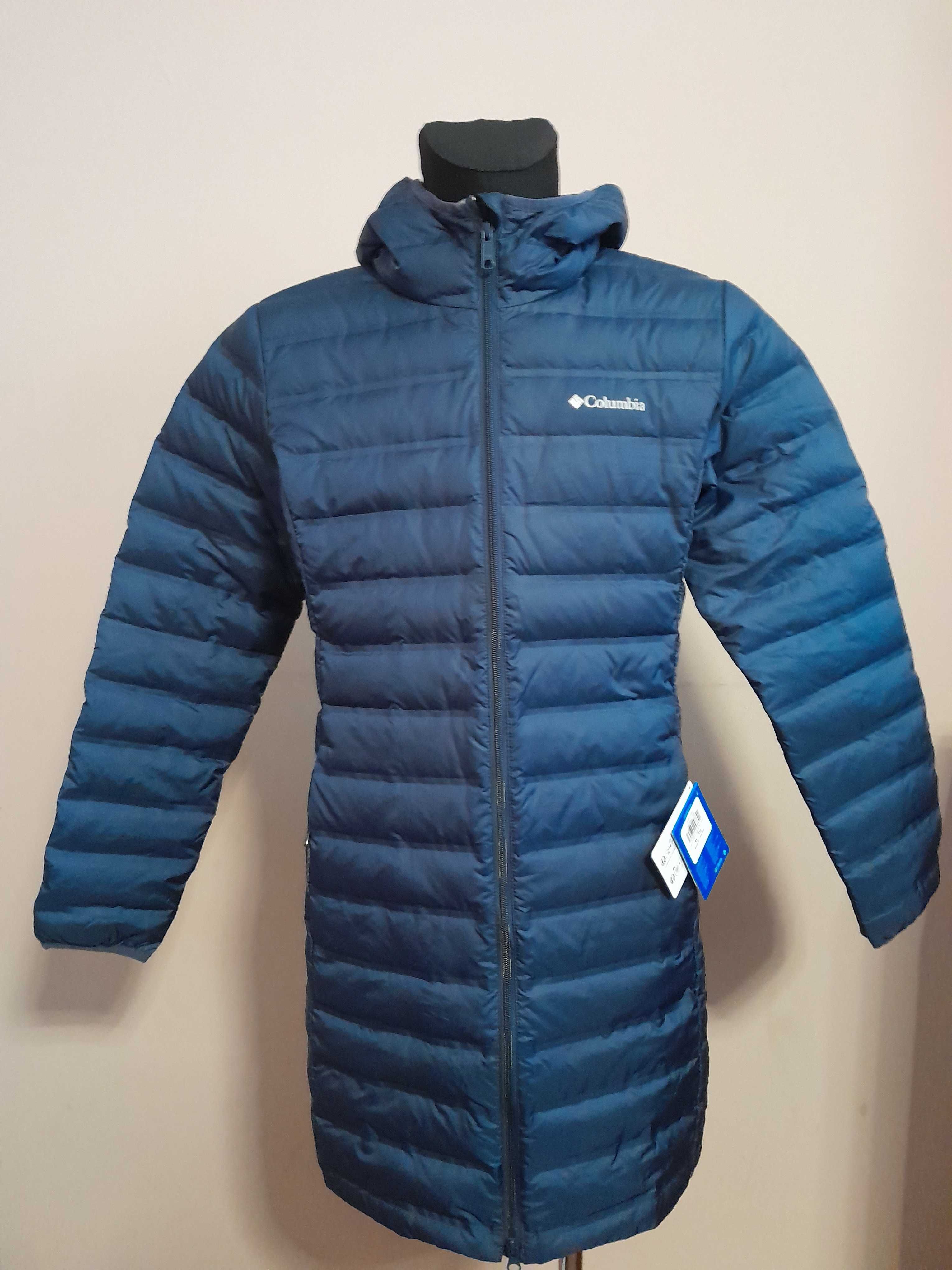 Kurtka damska puchowa Columbia Lake 22 Down Long Hooded  Nowa rozm.XL