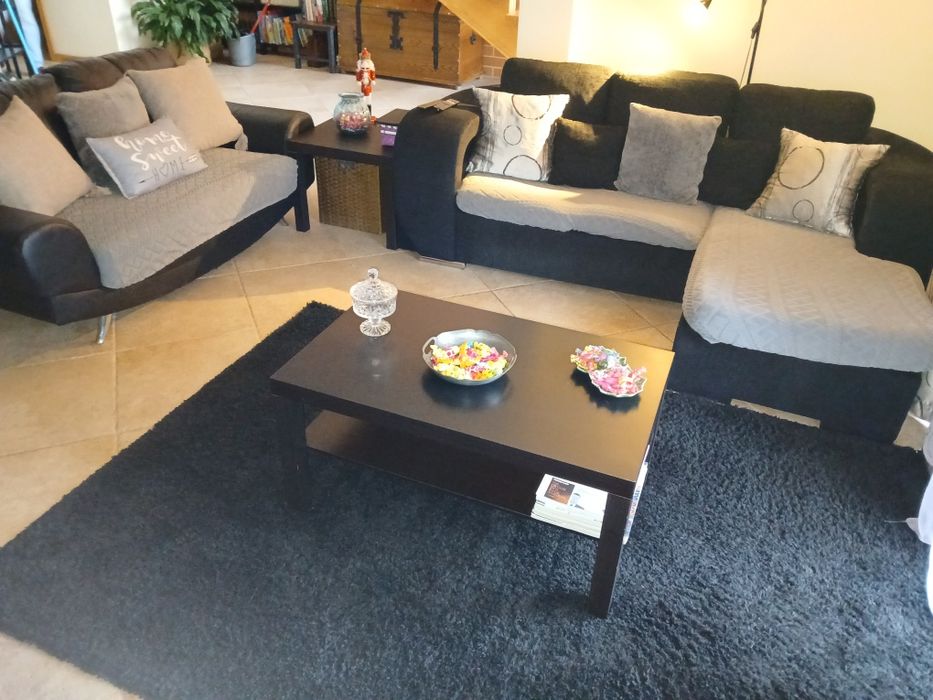 Conj. Sofas com chaise longue