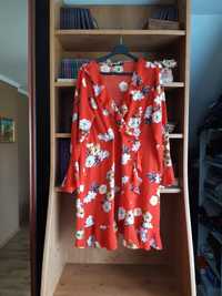 Śliczna czerwona mini sukienka plus size rozmiar 46/48/50  XXL  Boohoo