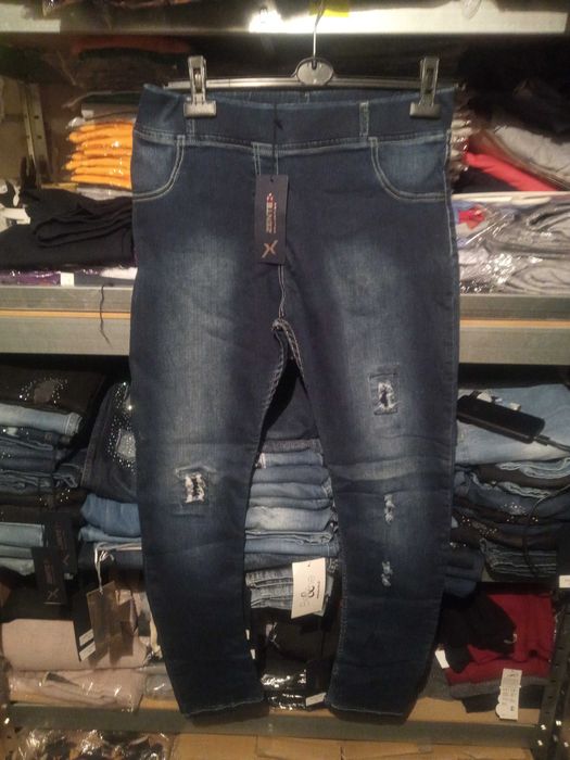 Spodnie Zentex Wysoki Stan streczowane mix fason 3 xl