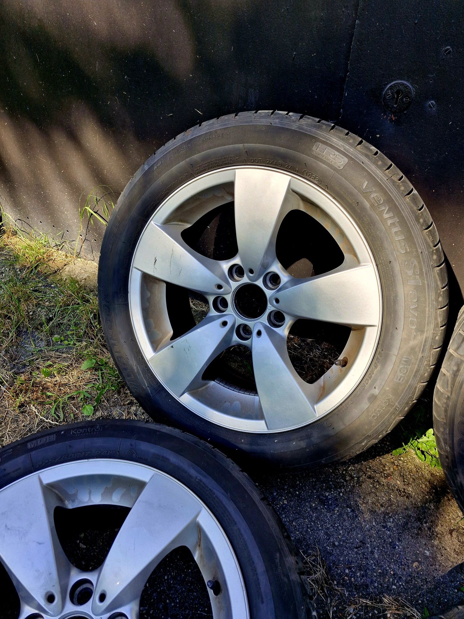 4 felgi BMW styling 122 oryginal z oponami Hancock 225/50/17
