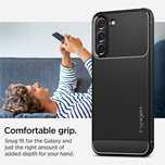 Etui Spigen Rugged Armor na Samsung Galaxy S22 - czarny mat