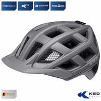 Kask rowerowy KED CROM Ciemno Szary MTB "M" (52-58cm)