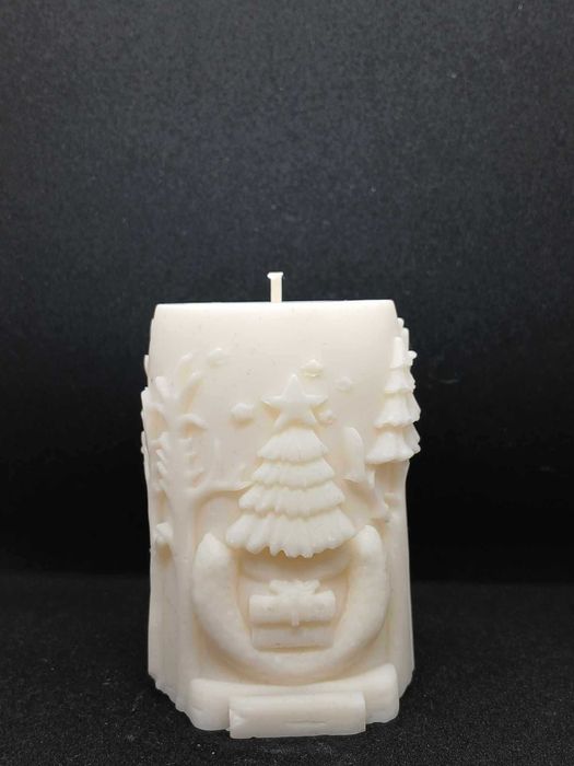 Świeca sojowa zapachowa "Jelonek" duży