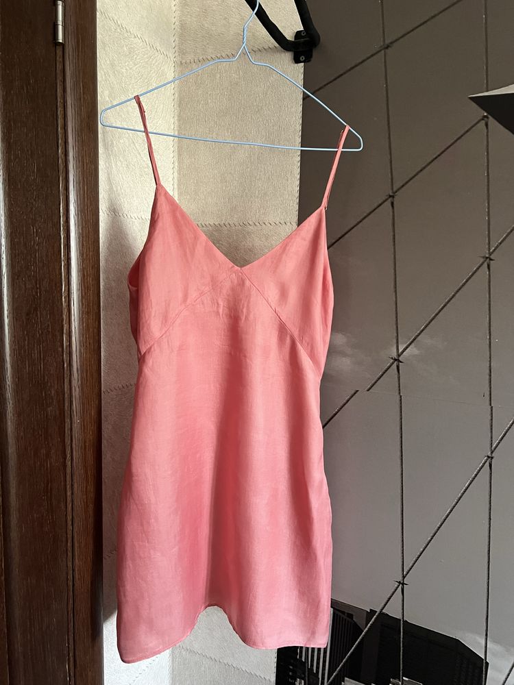 ZARA slip dresse 100% liocel ESPRIT 100 % ШОВК!