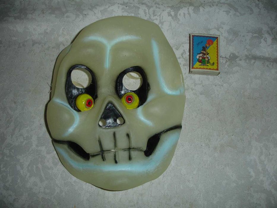 МАСКА - ЧЕРЕП силіконова гнучка. Для вечірки, вертепу, хеловіну, тощо.