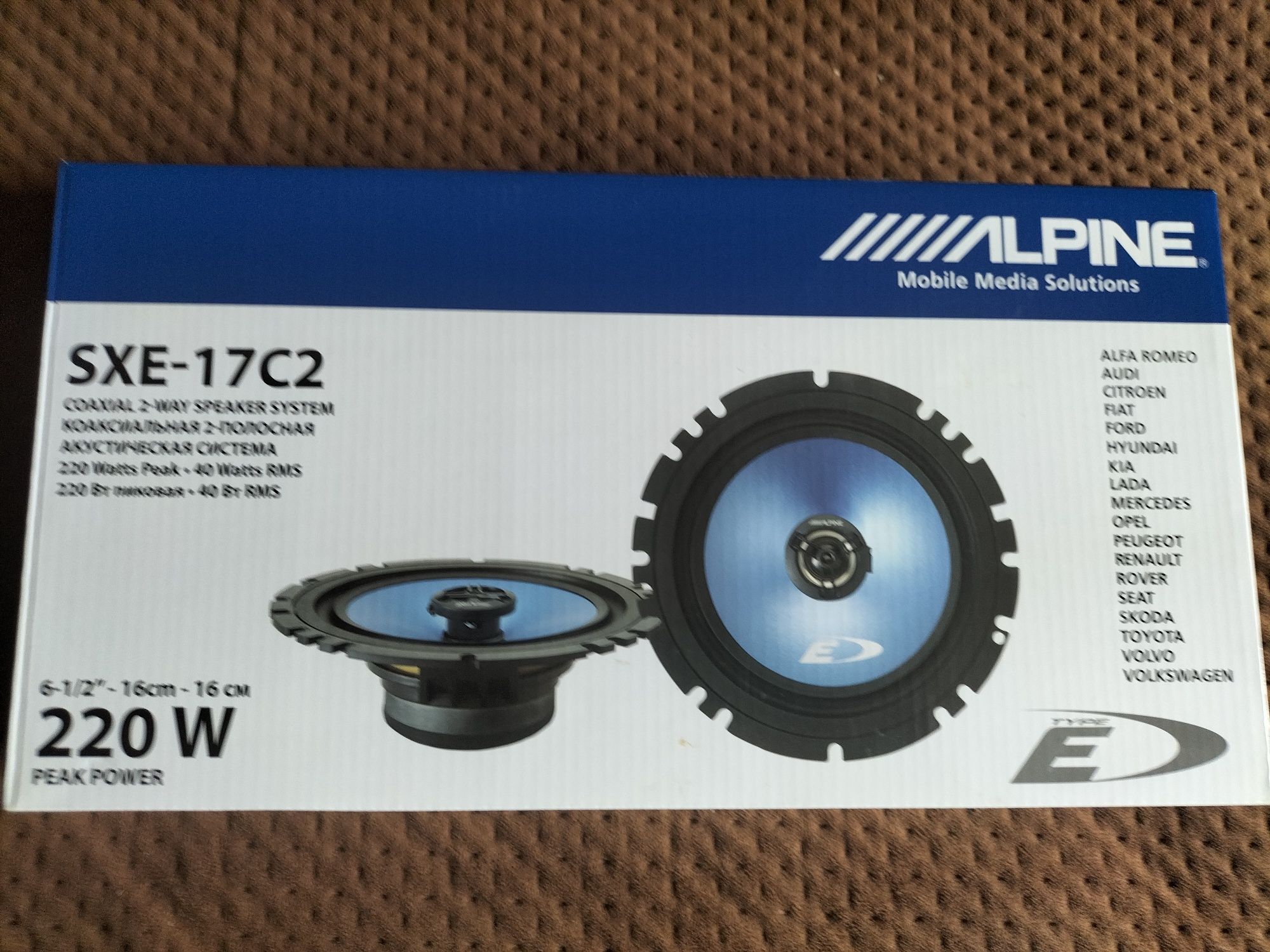 Продам динаміки Alpine
