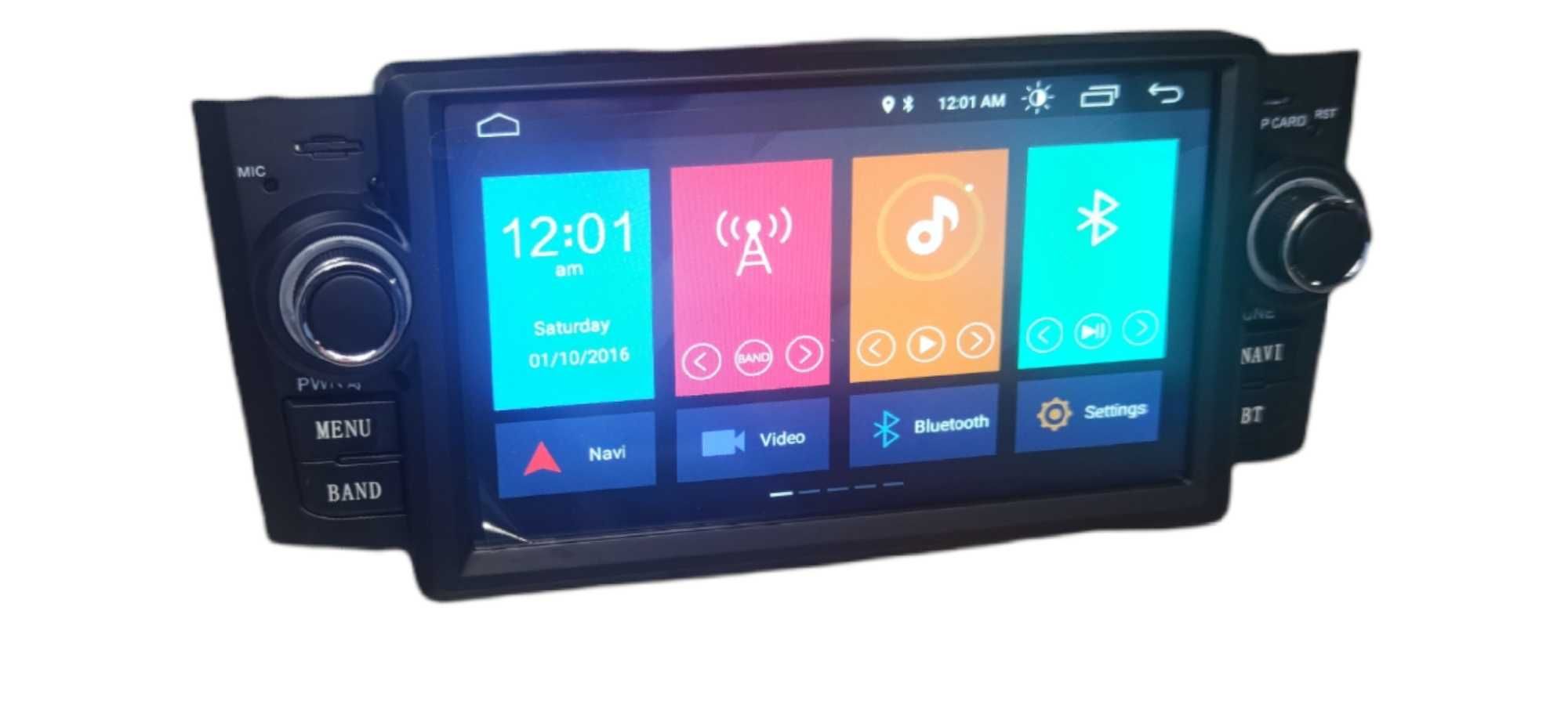 Radio 2 DIN Fiat Punto Android – GPS WIFI CarPlay - Novo 2 DIN Android