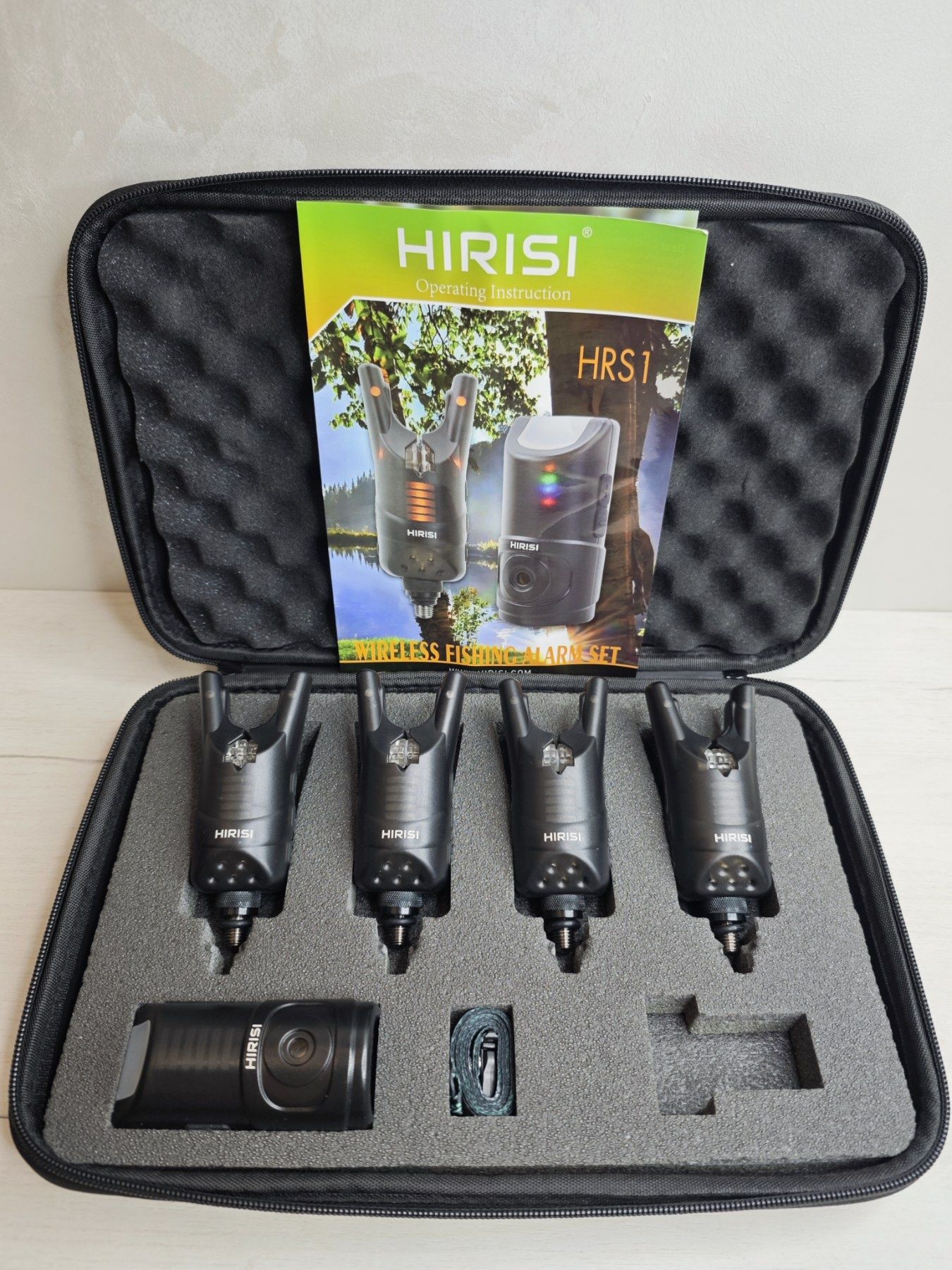 Комплект клювальних сигналізаторів із пейджером Hirisi HR S1 4+1
