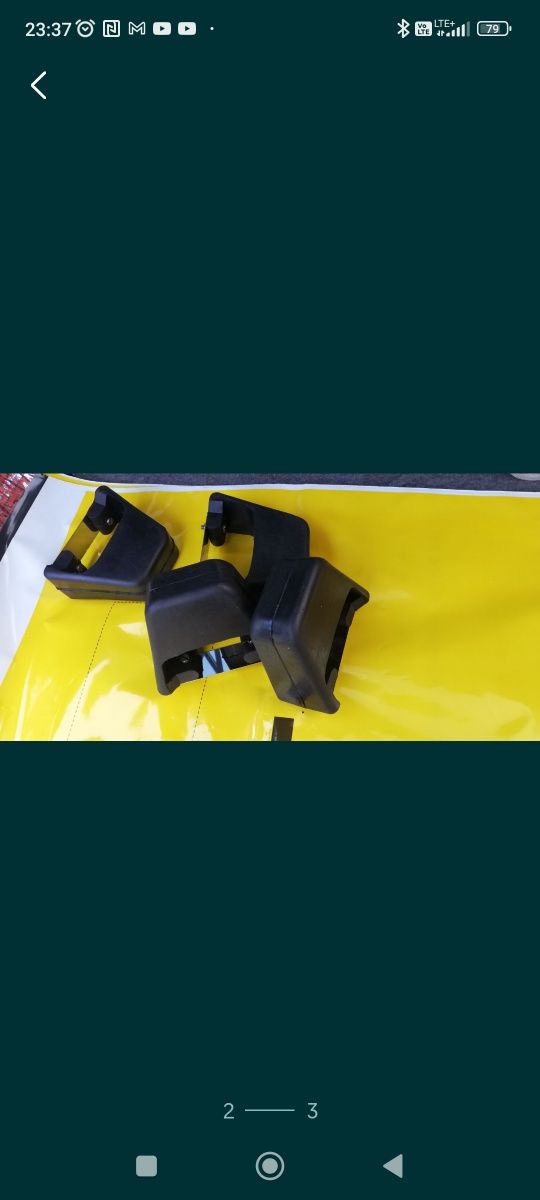 Fiat 126p odboje zderzaków chromowanych nowe 4 sztuki