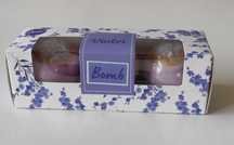 Набір подарунковий бомби для ванни violet жіночий 
( 3 шт х 80 гр)