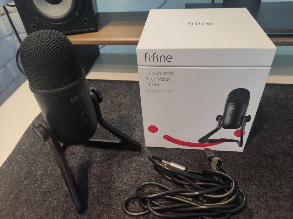 Студійний мікрофон Fifine K678 для подкастів та стрімінгу