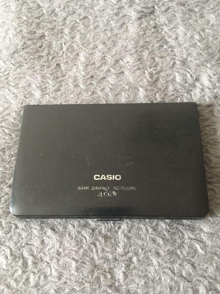 Casio DC-7500RS Банк Данных 490