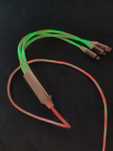 Kabel do ładowania LED 3w1, 1 m