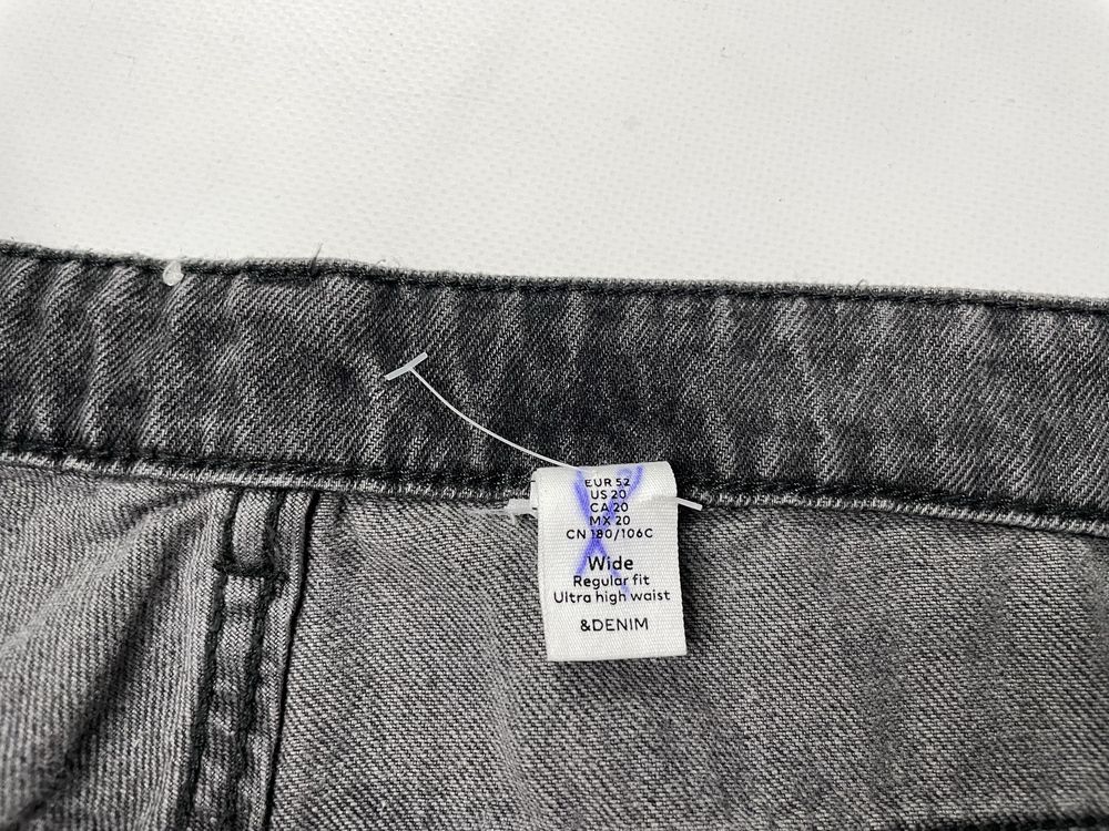 Широкі чорні джинси H&M Baggy Wide fit широкие чёрные джинсы бегги фит