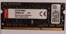 pamięć Kingston HyperX Impact 4GB DDR3 sodimm